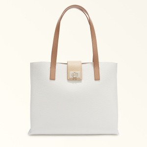 Totes Furla 1927 γυναικεια ασπρα | 0294-CZPJF