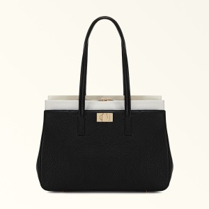 Totes Furla 1927 γυναικεια μαυρα | 1486-LJDFH