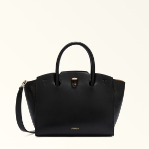 Totes Furla GENESI γυναικεια μαυρα | 4037-QHIPX