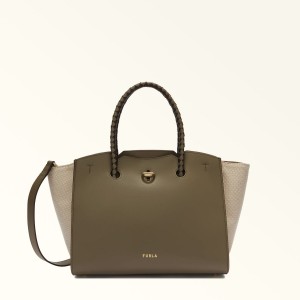 Totes Furla GENESI γυναικεια Ελιά | 5983-OTELK