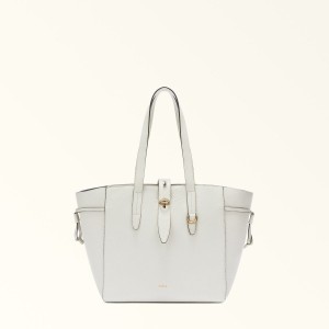 Totes Furla NET γυναικεια ασπρα | 0184-QJGZY