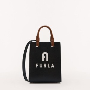 Totes Furla VARSITY STYLE γυναικεια μαυρα | 5478-LOBZI