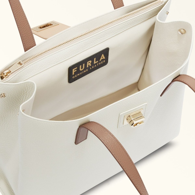 Totes Furla 1927 γυναικεια ασπρα | 0294-CZPJF