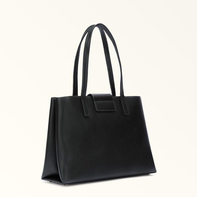 Totes Furla 1927 γυναικεια μαυρα | 8126-LNBRM