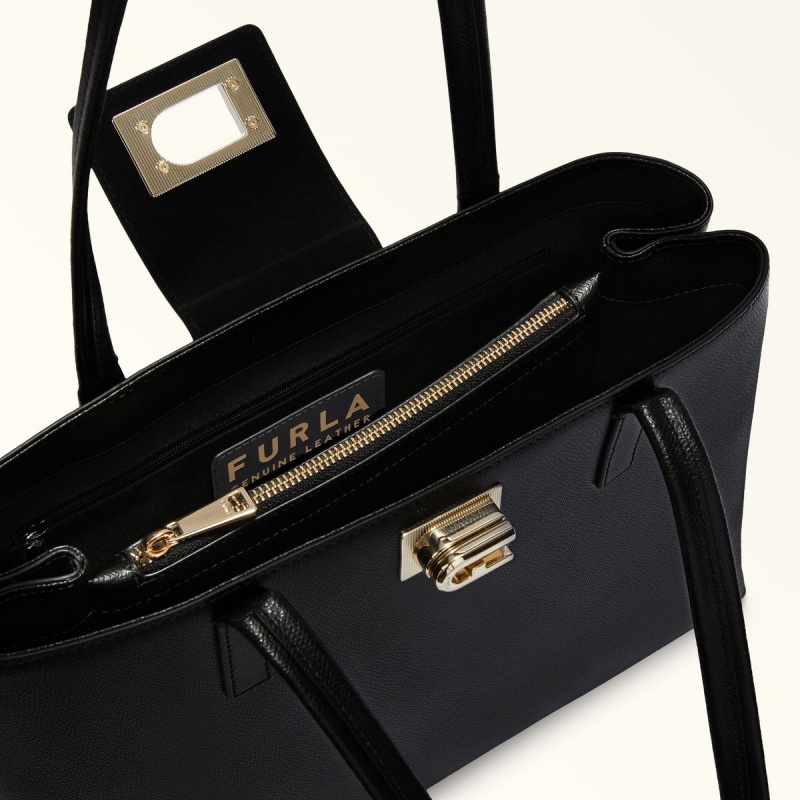 Totes Furla 1927 γυναικεια μαυρα | 8126-LNBRM