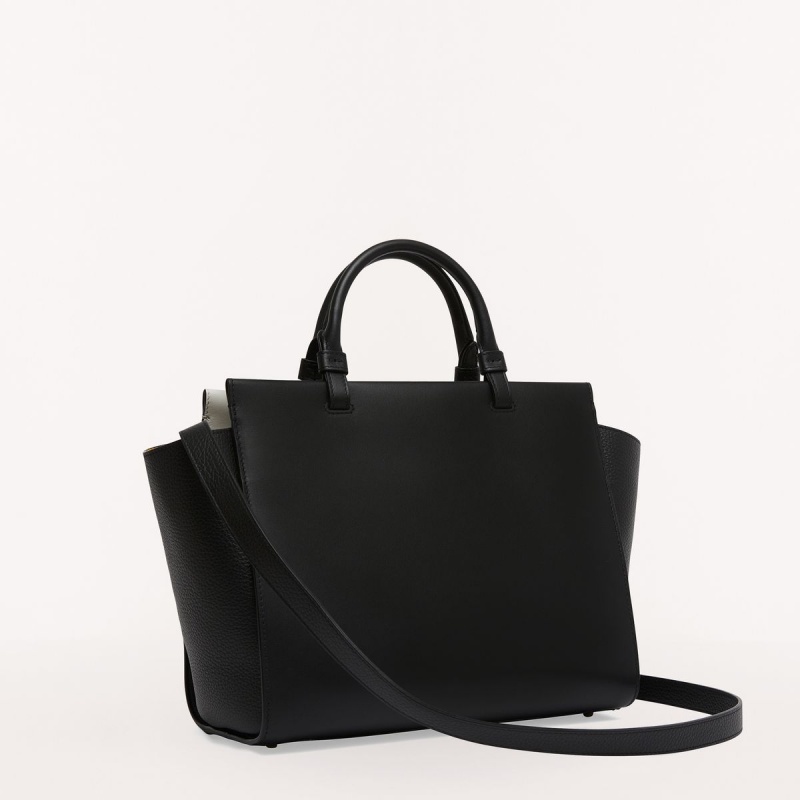 Totes Furla EMMA γυναικεια μαυρα | 8413-PRMDG