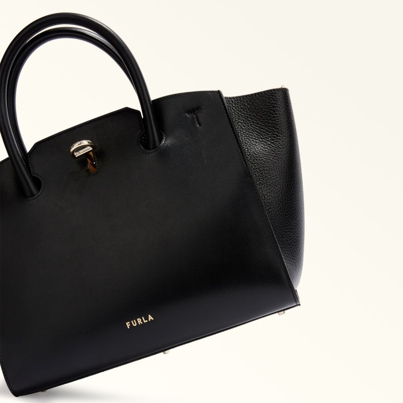 Totes Furla GENESI γυναικεια μαυρα | 4037-QHIPX