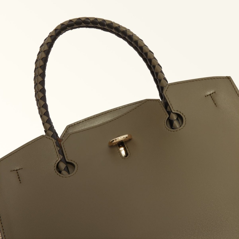 Totes Furla GENESI γυναικεια Ελιά | 5983-OTELK