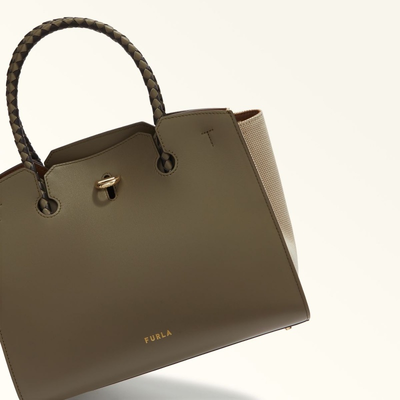 Totes Furla GENESI γυναικεια Ελιά | 5983-OTELK