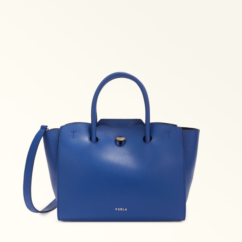 Totes Furla GENESI γυναικεια σκουρο μπλε | 3946-OGAXH