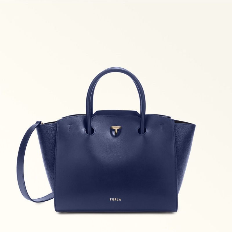 Totes Furla GENESI γυναικεια σκουρο μπλε | 9835-SNCPL