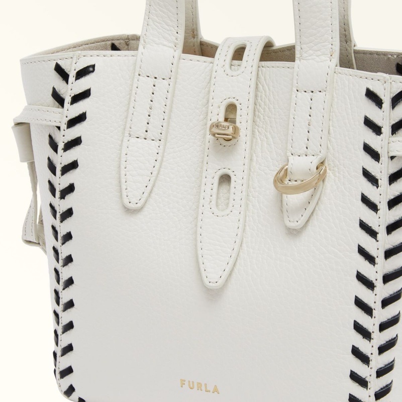 Totes Furla NET γυναικεια μαυρα | 1523-TXEGL