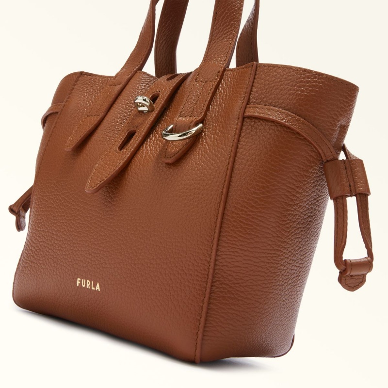 Totes Furla NET γυναικεια καφε | 2874-HJGYD