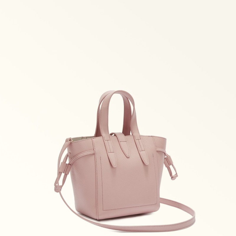 Totes Furla NET γυναικεια ροζ | 7861-NKQSF