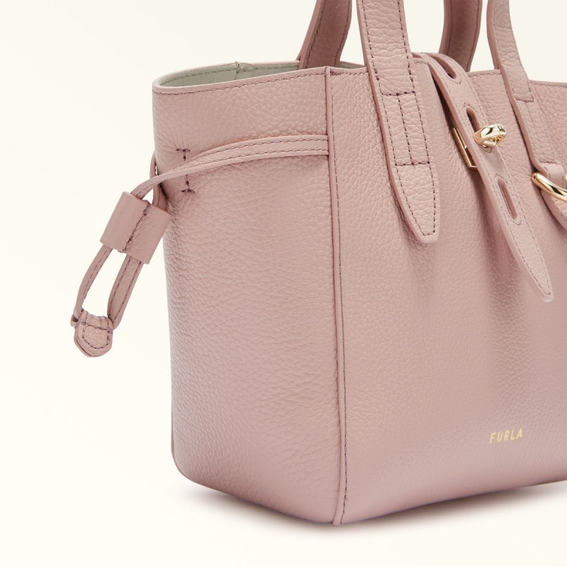 Totes Furla NET γυναικεια ροζ | 7861-NKQSF