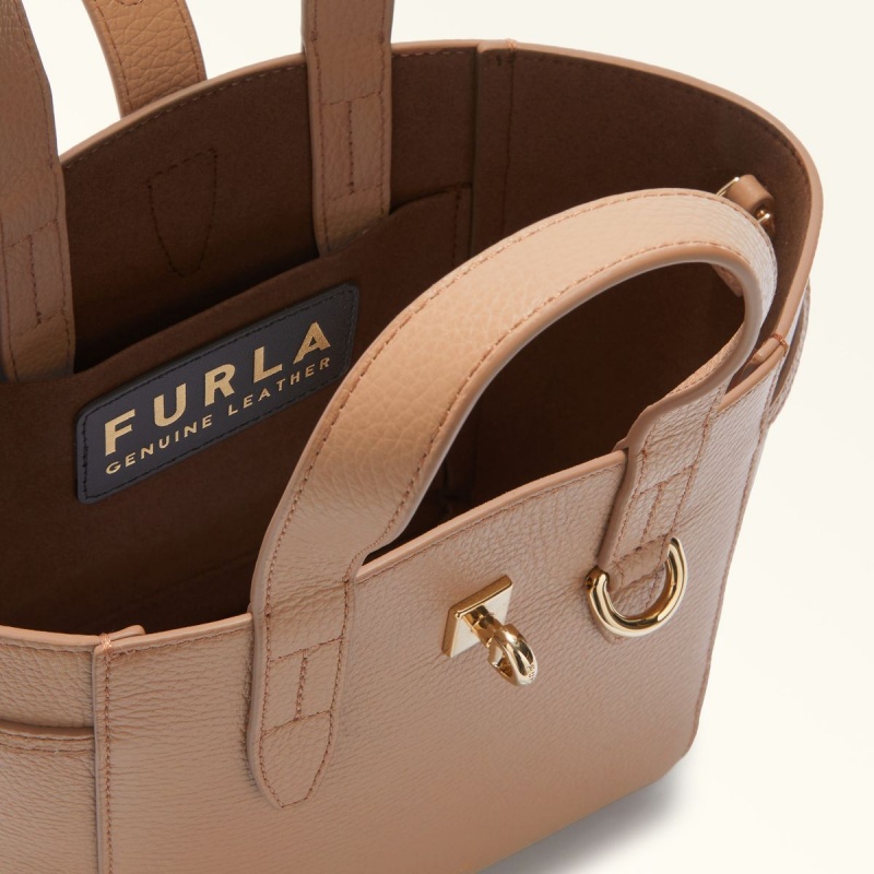 Totes Furla NET γυναικεια καφε | 8904-NTAUY