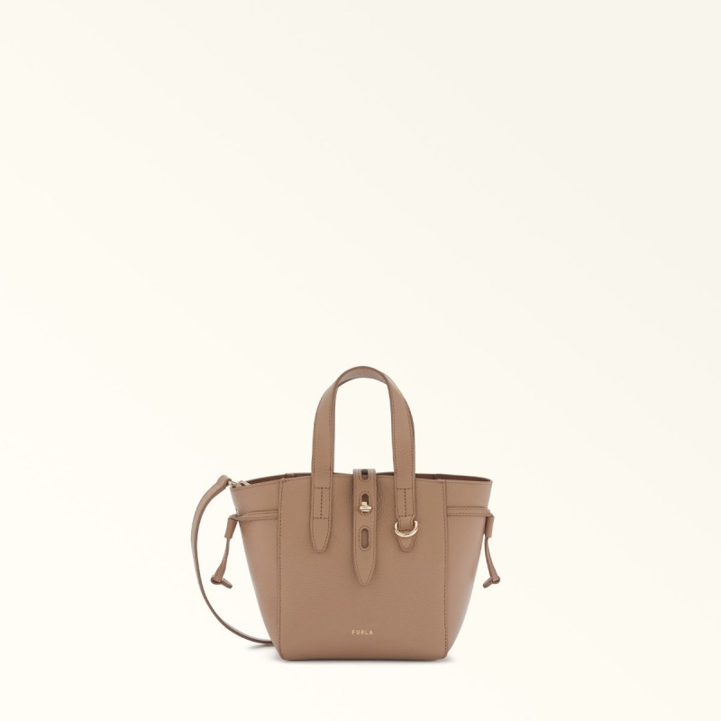 Totes Furla NET γυναικεια καφε | 8904-NTAUY