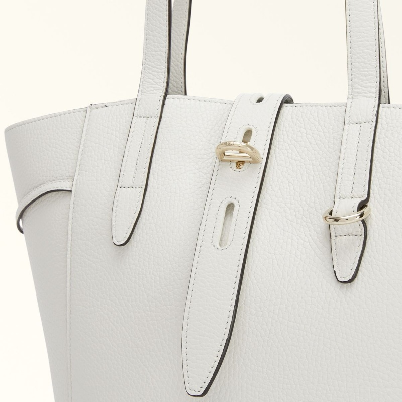 Totes Furla NET γυναικεια ασπρα | 9254-OGLFC