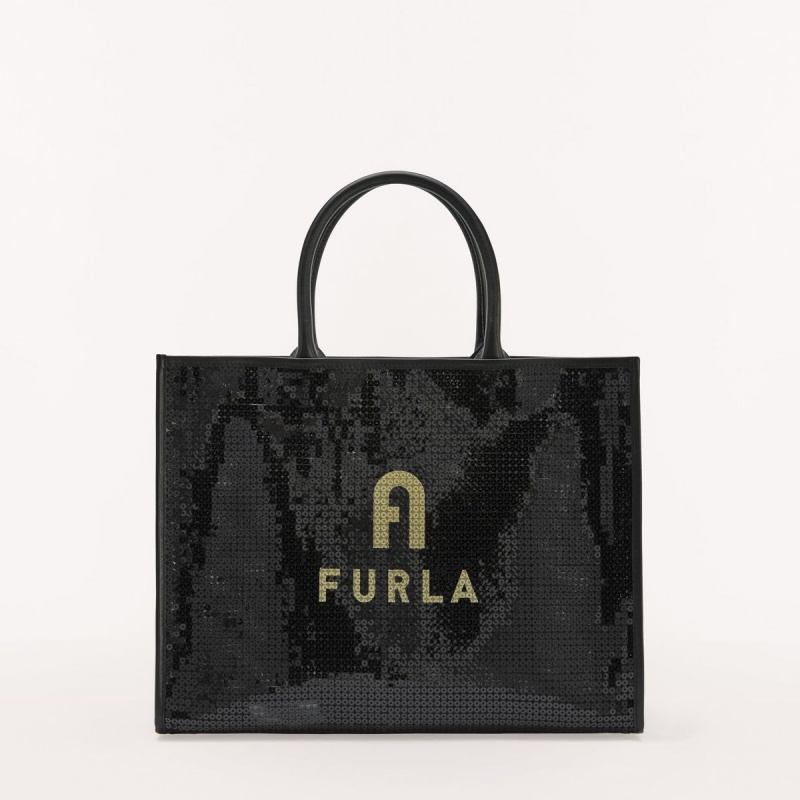 Totes Furla OPPORTUNITY γυναικεια μαυρα | 3605-NLUPV