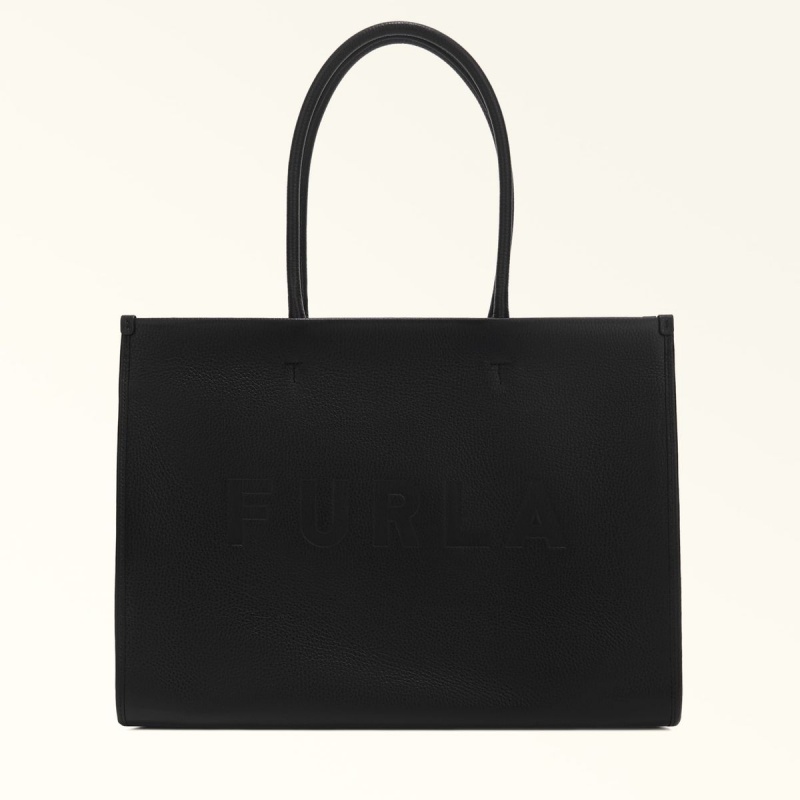 Totes Furla OPPORTUNITY γυναικεια μαυρα | 3726-PMUSR