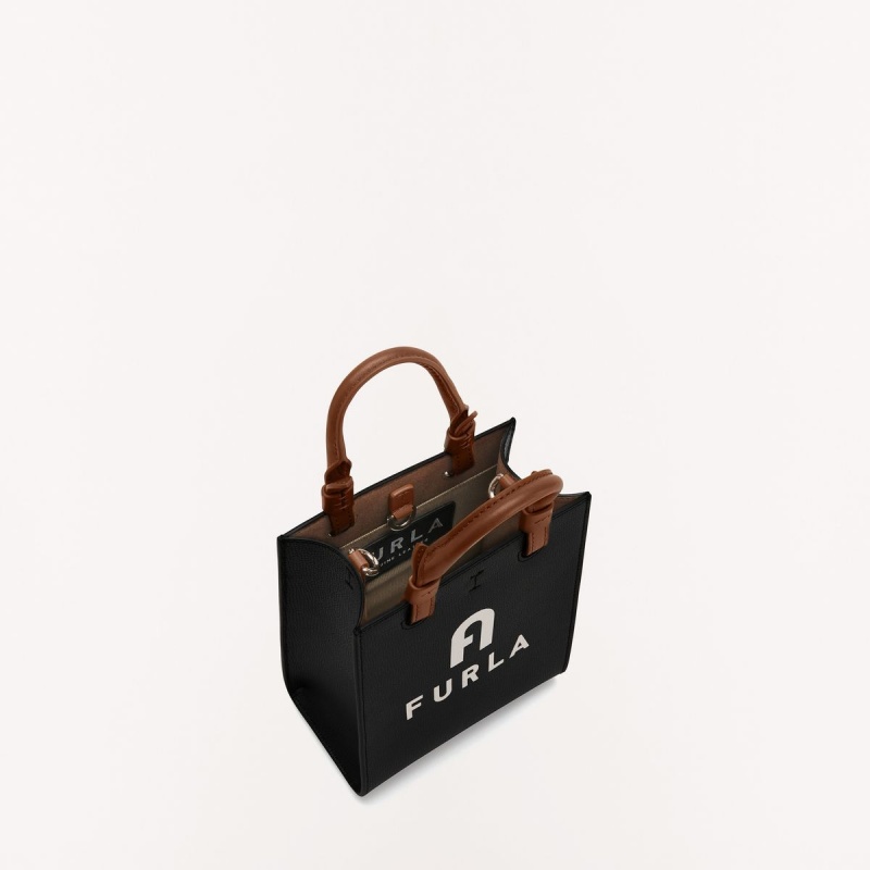 Totes Furla VARSITY STYLE γυναικεια μαυρα | 5478-LOBZI