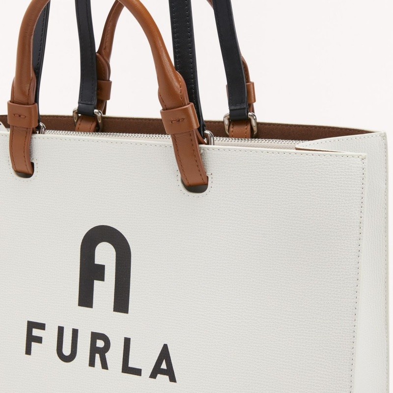 Totes Furla VARSITY STYLE γυναικεια μαυρα | 6917-ADUWF