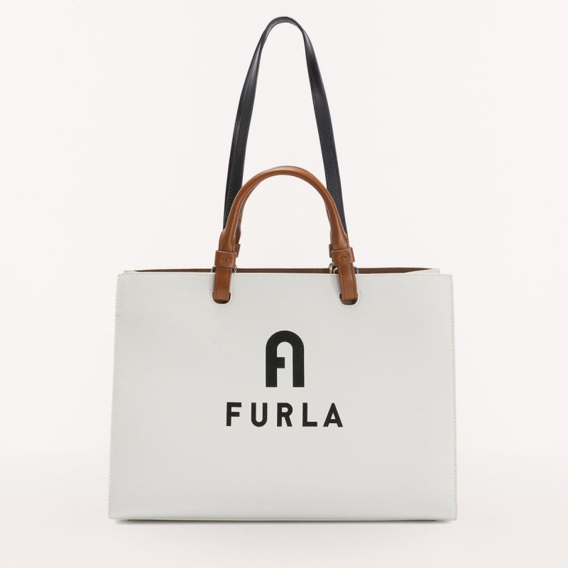 Totes Furla VARSITY STYLE γυναικεια μαυρα | 6917-ADUWF