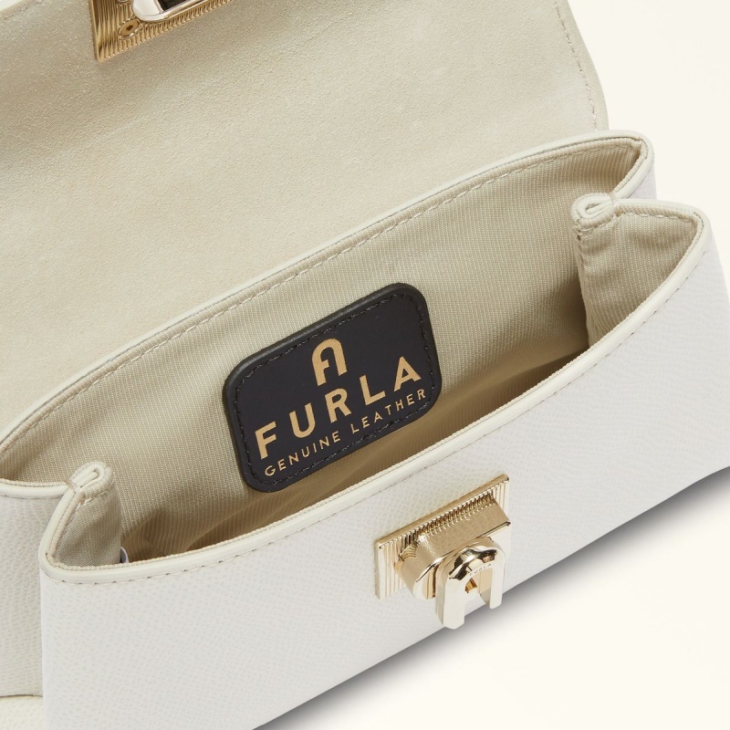 Μίνι Τσάντες Furla 1927 γυναικεια ασπρα | 9361-JPOLW