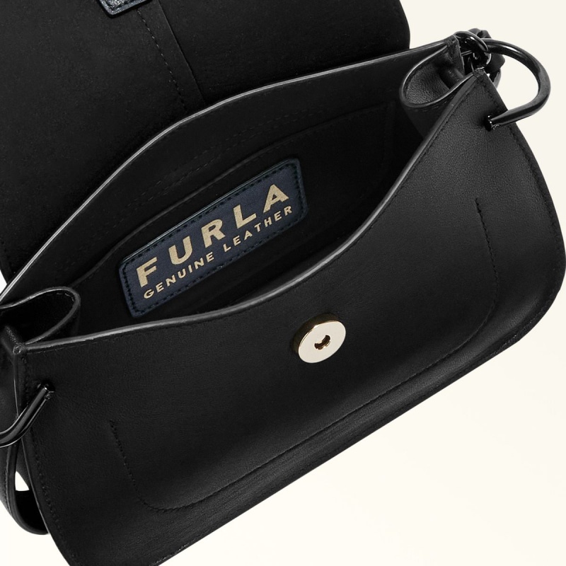 Τσαντα Χειροσ Furla FLOW γυναικεια μαυρα | 3987-LQBRM