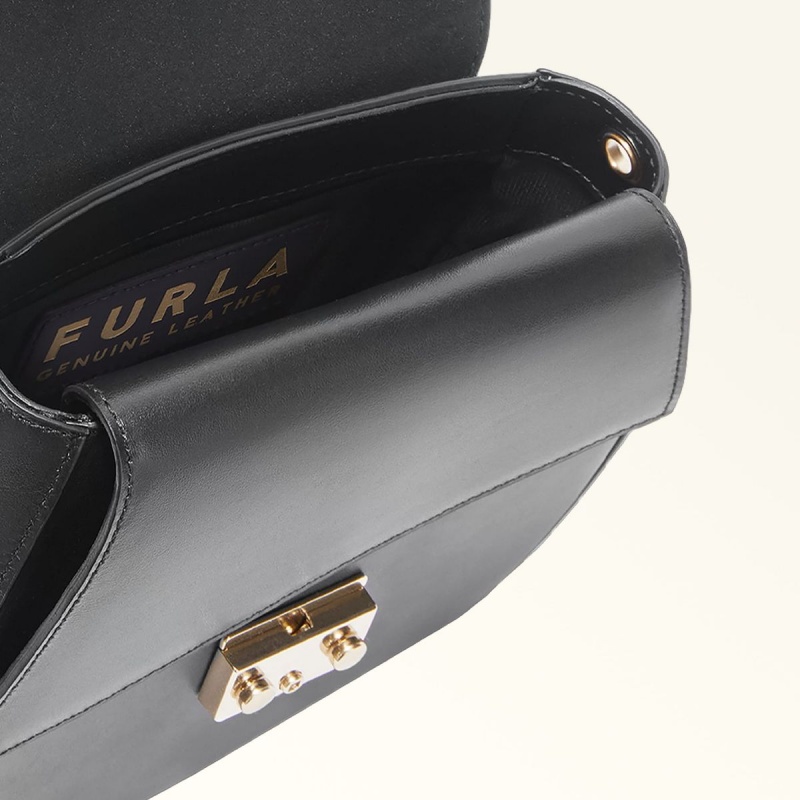 τσάντεσ χιαστί Furla METROPOLIS PRISMA γυναικεια μαυρα | 7502-JSIEB