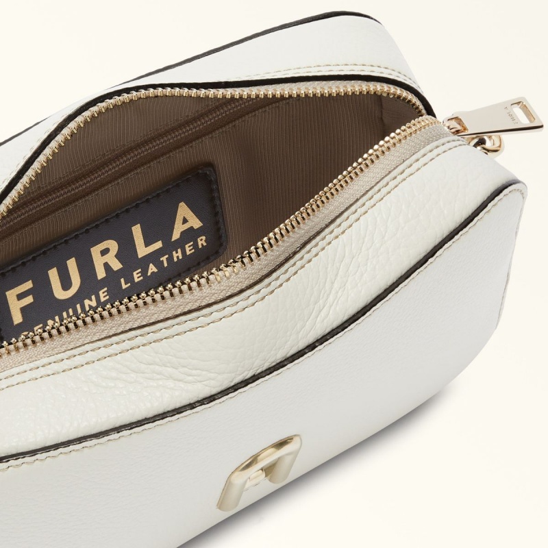 τσάντεσ χιαστί Furla PRIMULA γυναικεια ασπρα | 2135-NQLMF