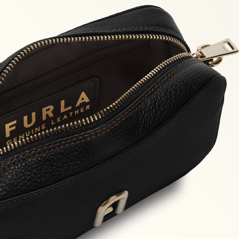 τσάντεσ χιαστί Furla PRIMULA γυναικεια μαυρα | 6217-OMWHY