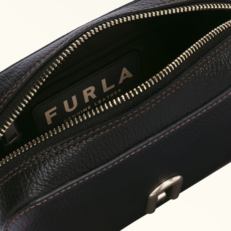 τσάντεσ χιαστί Furla PRIMULA γυναικεια μαυρα | 9831-MFTSX