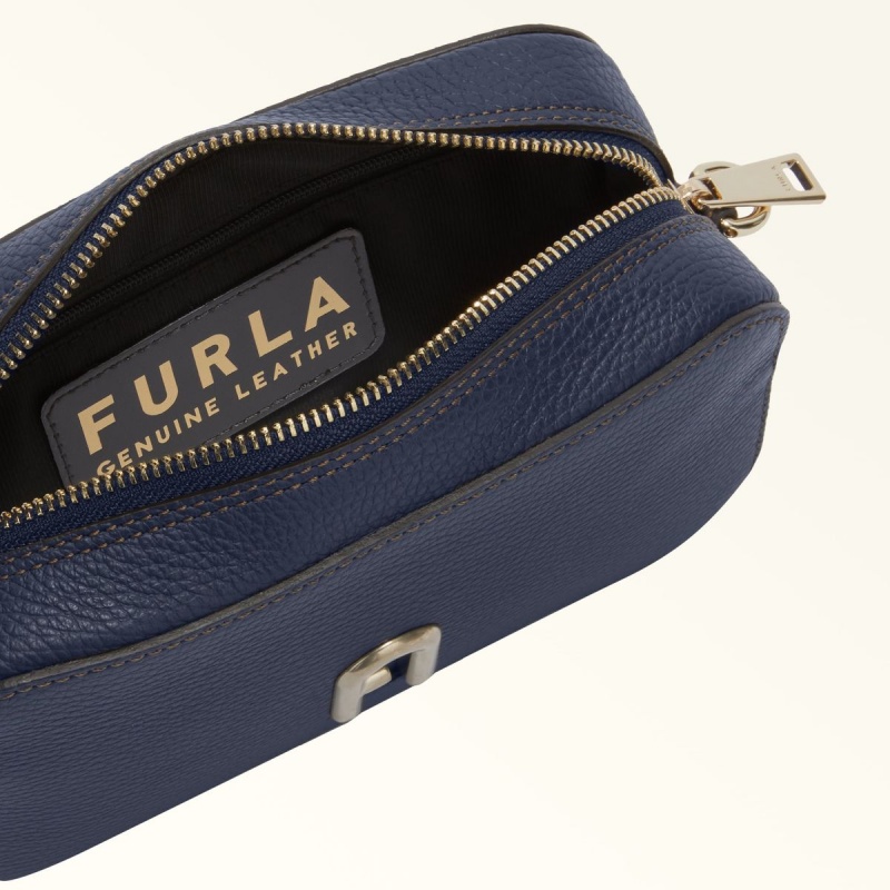 τσάντεσ χιαστί Furla PRIMULA γυναικεια σκουρο μπλε | 8543-YOWKZ