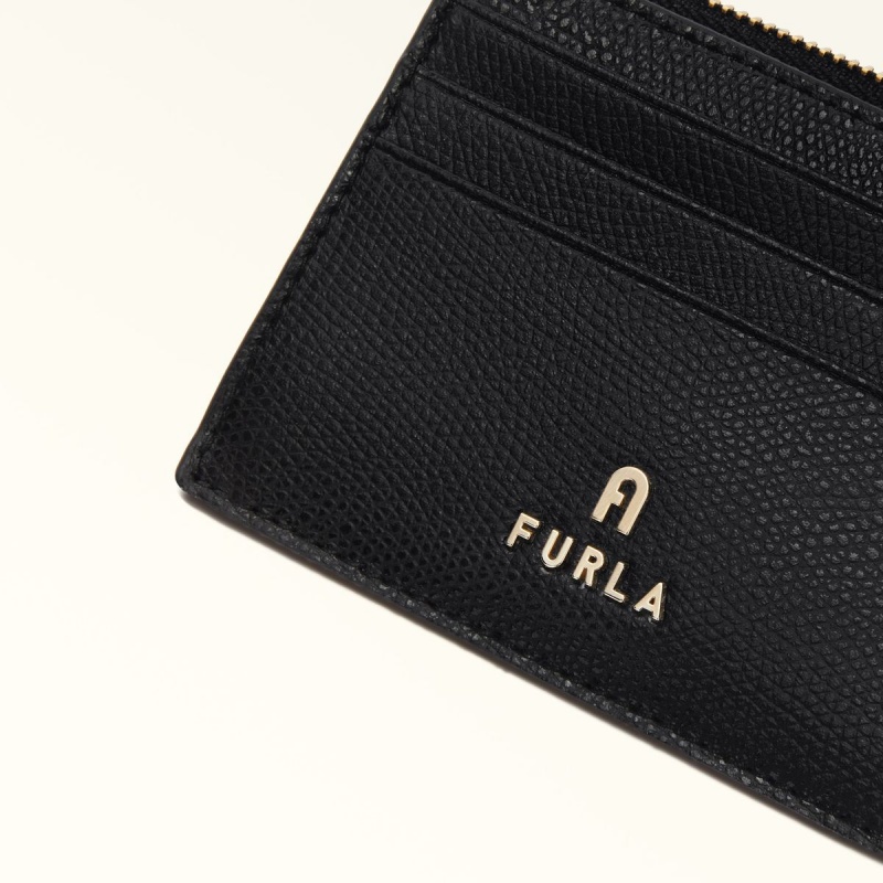 Θηκη για Καρτεσ Furla CAMELIA γυναικεια μαυρα | 4068-HNFOQ