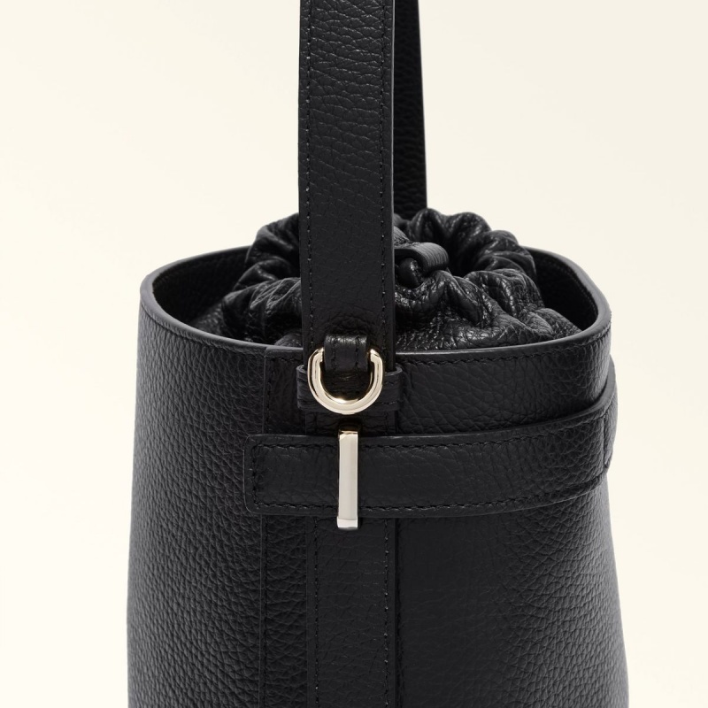 bucket bags Furla GIOVE γυναικεια μαυρα | 4735-LWYZF