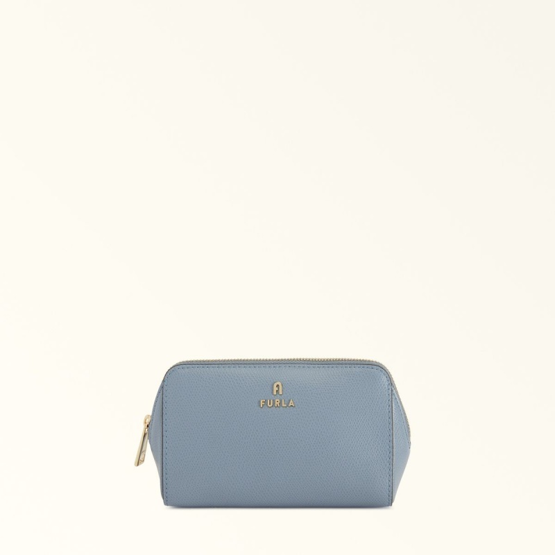 pouches Furla CAMELIA γυναικεια Πλατίνα | 2390-AMRHB